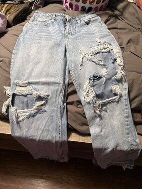 Light Blue Distressed Women’s Jeans